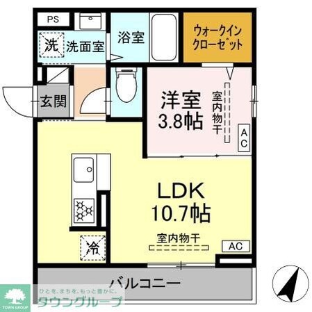 フラクタス相南1丁目の物件間取画像